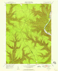 Slate Run Pennsylvania Historical topographic map, 1:24000 scale, 7.5 X 7.5 Minute, Year 1946