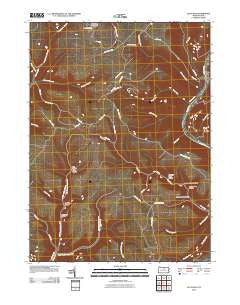Slate Run Pennsylvania Historical topographic map, 1:24000 scale, 7.5 X 7.5 Minute, Year 2010