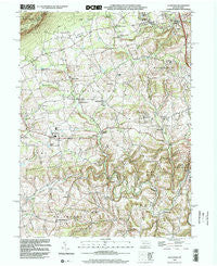 Slatedale Pennsylvania Historical topographic map, 1:24000 scale, 7.5 X 7.5 Minute, Year 1999