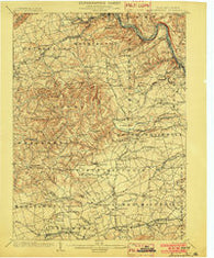 Slatington Pennsylvania Historical topographic map, 1:62500 scale, 15 X 15 Minute, Year 1902