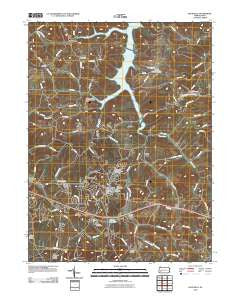 Slickville Pennsylvania Historical topographic map, 1:24000 scale, 7.5 X 7.5 Minute, Year 2010