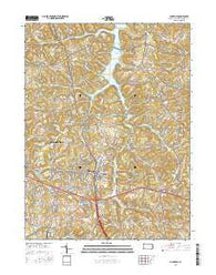 Slickville Pennsylvania Current topographic map, 1:24000 scale, 7.5 X 7.5 Minute, Year 2016