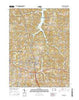 Slickville Pennsylvania Current topographic map, 1:24000 scale, 7.5 X 7.5 Minute, Year 2016