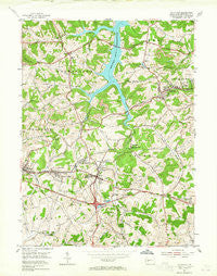 Slickville Pennsylvania Historical topographic map, 1:24000 scale, 7.5 X 7.5 Minute, Year 1954