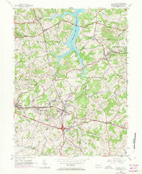 Slickville Pennsylvania Historical topographic map, 1:24000 scale, 7.5 X 7.5 Minute, Year 1954