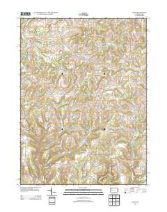 Sligo Pennsylvania Historical topographic map, 1:24000 scale, 7.5 X 7.5 Minute, Year 2013
