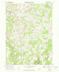 Sligo Pennsylvania Historical topographic map, 1:24000 scale, 7.5 X 7.5 Minute, Year 1969