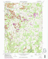 Sligo Pennsylvania Historical topographic map, 1:24000 scale, 7.5 X 7.5 Minute, Year 1969