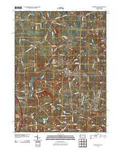 Slippery Rock Pennsylvania Historical topographic map, 1:24000 scale, 7.5 X 7.5 Minute, Year 2010