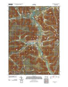 Smethport Pennsylvania Historical topographic map, 1:24000 scale, 7.5 X 7.5 Minute, Year 2010