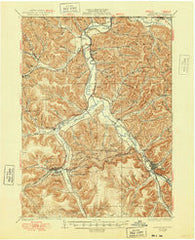 Smethport Pennsylvania Historical topographic map, 1:62500 scale, 15 X 15 Minute, Year 1937
