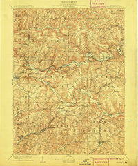 Smicksburg Pennsylvania Historical topographic map, 1:62500 scale, 15 X 15 Minute, Year 1909