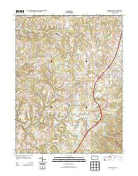 Smithfield Pennsylvania Historical topographic map, 1:24000 scale, 7.5 X 7.5 Minute, Year 2013
