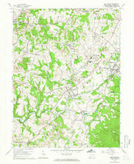 Smithfield Pennsylvania Historical topographic map, 1:24000 scale, 7.5 X 7.5 Minute, Year 1964