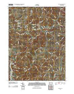 Smithton Pennsylvania Historical topographic map, 1:24000 scale, 7.5 X 7.5 Minute, Year 2010