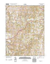 Smithton Pennsylvania Historical topographic map, 1:24000 scale, 7.5 X 7.5 Minute, Year 2013