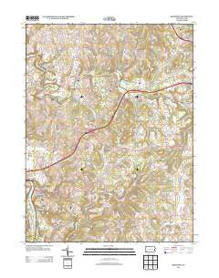 Smithton Pennsylvania Historical topographic map, 1:24000 scale, 7.5 X 7.5 Minute, Year 2013