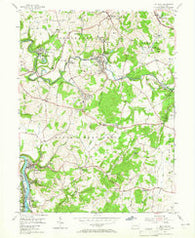Smithton Pennsylvania Historical topographic map, 1:24000 scale, 7.5 X 7.5 Minute, Year 1954
