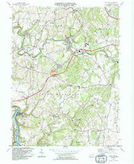 Smithton Pennsylvania Historical topographic map, 1:24000 scale, 7.5 X 7.5 Minute, Year 1994