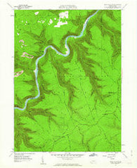Snow Shoe NW Pennsylvania Historical topographic map, 1:24000 scale, 7.5 X 7.5 Minute, Year 1960