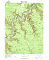 Snow Shoe NW Pennsylvania Historical topographic map, 1:24000 scale, 7.5 X 7.5 Minute, Year 1960