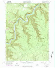 Snow Shoe NW Pennsylvania Historical topographic map, 1:24000 scale, 7.5 X 7.5 Minute, Year 1960