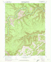 Snow Shoe SE Pennsylvania Historical topographic map, 1:24000 scale, 7.5 X 7.5 Minute, Year 1960