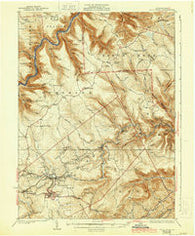 Snow Shoe Pennsylvania Historical topographic map, 1:62500 scale, 15 X 15 Minute, Year 1931