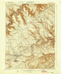 Snow Shoe Pennsylvania Historical topographic map, 1:62500 scale, 15 X 15 Minute, Year 1931