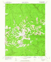 Snow Shoe Pennsylvania Historical topographic map, 1:24000 scale, 7.5 X 7.5 Minute, Year 1960