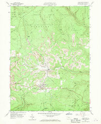 Snow Shoe Pennsylvania Historical topographic map, 1:24000 scale, 7.5 X 7.5 Minute, Year 1960