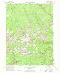 Snow Shoe Pennsylvania Historical topographic map, 1:24000 scale, 7.5 X 7.5 Minute, Year 1960
