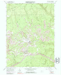 Snow Shoe Pennsylvania Historical topographic map, 1:24000 scale, 7.5 X 7.5 Minute, Year 1960