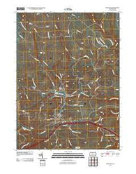Snow Shoe Pennsylvania Historical topographic map, 1:24000 scale, 7.5 X 7.5 Minute, Year 2010