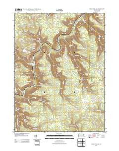 Snow Shoe NW Pennsylvania Historical topographic map, 1:24000 scale, 7.5 X 7.5 Minute, Year 2013