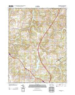 Somerset Pennsylvania Historical topographic map, 1:24000 scale, 7.5 X 7.5 Minute, Year 2013