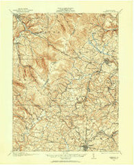 Somerset Pennsylvania Historical topographic map, 1:62500 scale, 15 X 15 Minute, Year 1913
