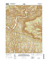 Sonestown Pennsylvania Current topographic map, 1:24000 scale, 7.5 X 7.5 Minute, Year 2016