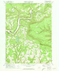 Sonestown Pennsylvania Historical topographic map, 1:24000 scale, 7.5 X 7.5 Minute, Year 1970