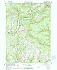 Sonestown Pennsylvania Historical topographic map, 1:24000 scale, 7.5 X 7.5 Minute, Year 1970
