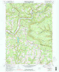 Sonestown Pennsylvania Historical topographic map, 1:24000 scale, 7.5 X 7.5 Minute, Year 1970