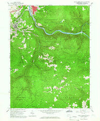 South Connellsville Pennsylvania Historical topographic map, 1:24000 scale, 7.5 X 7.5 Minute, Year 1964