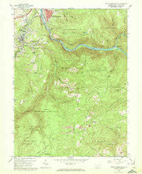 South Connellsville Pennsylvania Historical topographic map, 1:24000 scale, 7.5 X 7.5 Minute, Year 1964