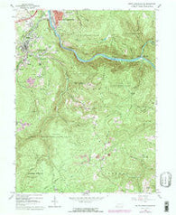 South Connellsville Pennsylvania Historical topographic map, 1:24000 scale, 7.5 X 7.5 Minute, Year 1964