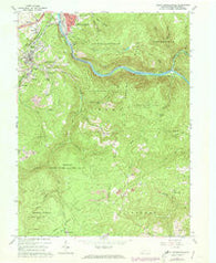South Connellsville Pennsylvania Historical topographic map, 1:24000 scale, 7.5 X 7.5 Minute, Year 1964