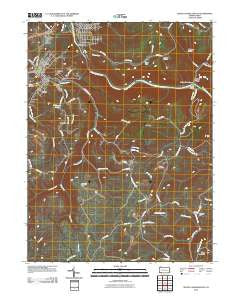 South Connellsville Pennsylvania Historical topographic map, 1:24000 scale, 7.5 X 7.5 Minute, Year 2010