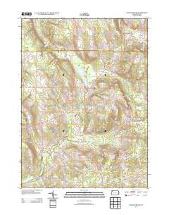 Spartansburg Pennsylvania Historical topographic map, 1:24000 scale, 7.5 X 7.5 Minute, Year 2013