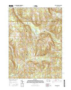 Spartansburg Pennsylvania Current topographic map, 1:24000 scale, 7.5 X 7.5 Minute, Year 2016
