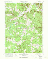 Spring Creek Pennsylvania Historical topographic map, 1:24000 scale, 7.5 X 7.5 Minute, Year 1968