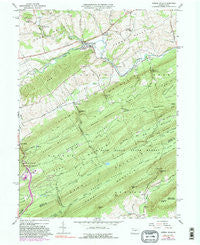 Spring Mills Pennsylvania Historical topographic map, 1:24000 scale, 7.5 X 7.5 Minute, Year 1966